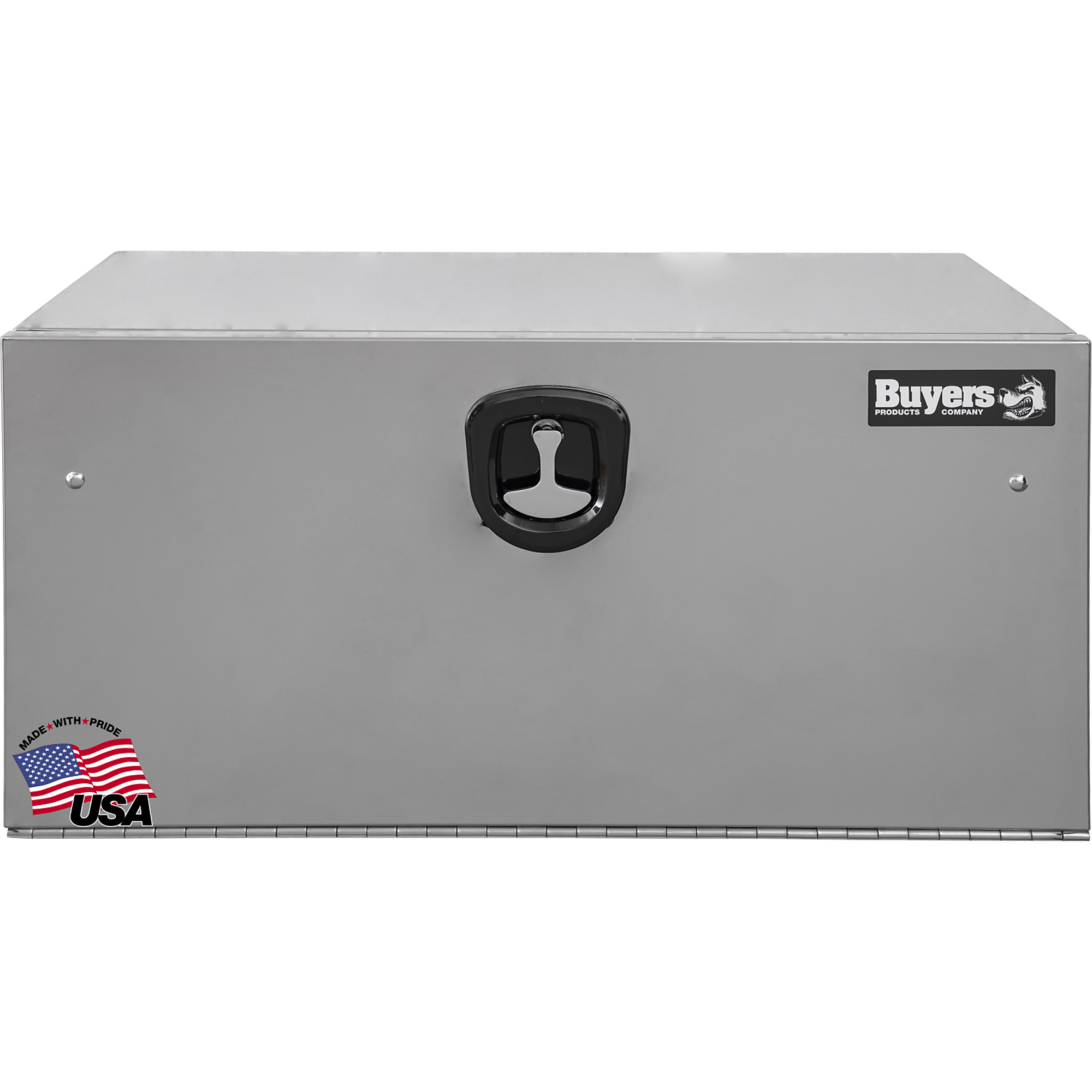 Buyers Products, 30x18x18 Polished Stainless Steel Truck Tool Job Storage Box, Width 30 in, Material Stainless Steel, Color Finish Smooth Silver, Model# 1702653
